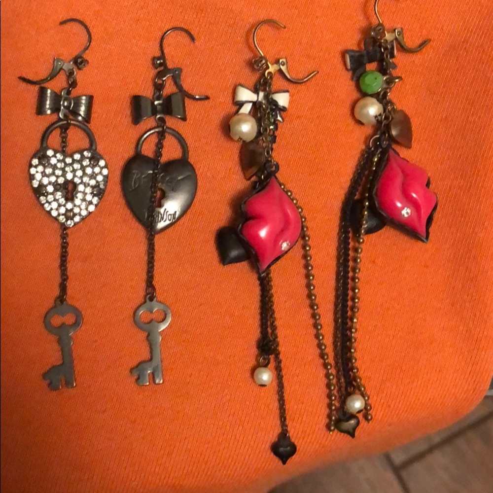 Betsy Johnson earrings